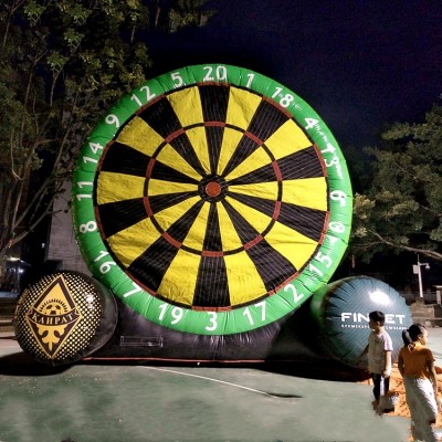 New Design giant inflatable soccer dart sport game for rental