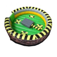 2019 inflatable toxic meltdown jumper / Mechanical wipe out game for sale